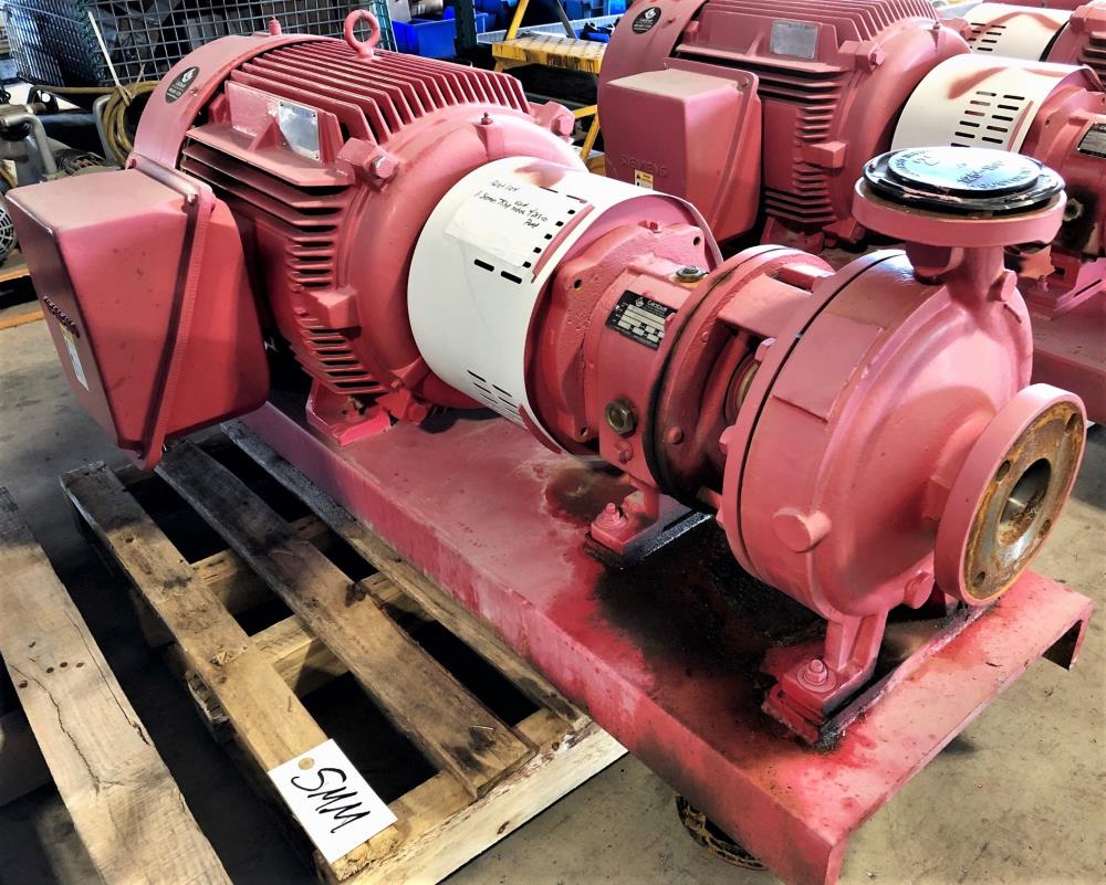 Curflo Centrifugal Pump #CFGTPC2X3-10-71, MTX 2" x 3"-10, WCB w/ 75HP Motor